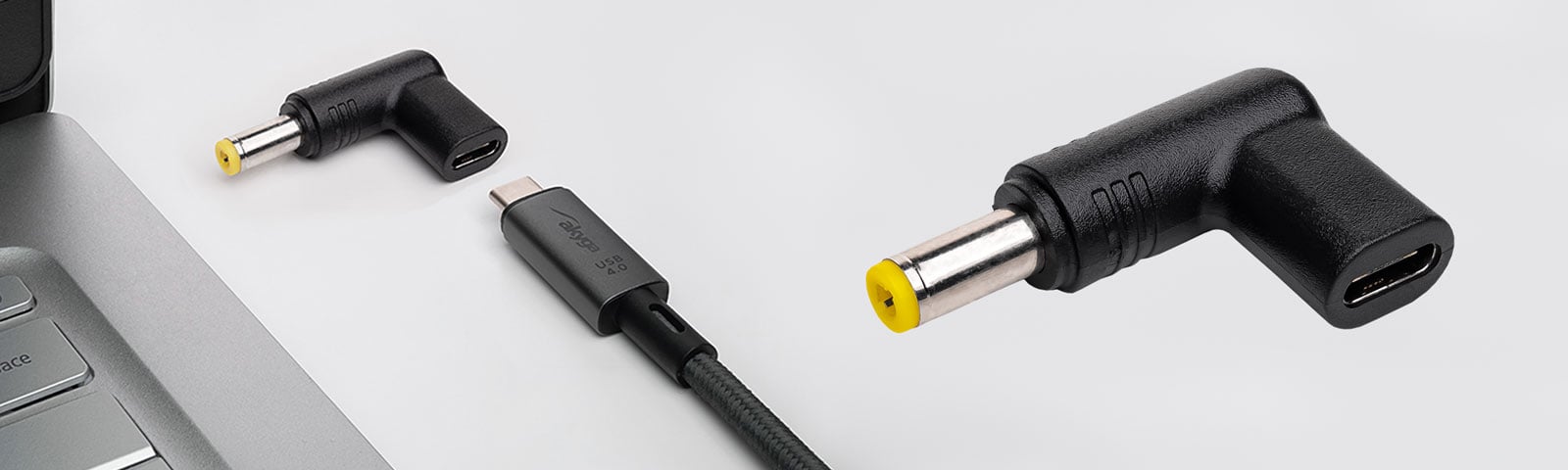 Akyga AK-ND-C адаптер – зареждане a лаптоп via USB-C PD