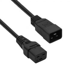 Захранващ кабел IEC C19/C20 AK-UP-03S CU 3x1.5mm² 1.8m