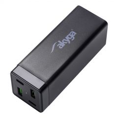 Зарядно устройство USB AK-CH-17 Charge Brick 2x USB-A + 2x USB-C PD 5-20 V / max 3.25A 65W Quick Charge 4+