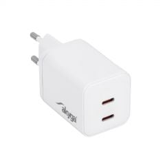 USB Зарядно устройство AK-CH-29 2x USB-C PD 5-20V / max. 3A 45W Quick Charge 3.0 GaN