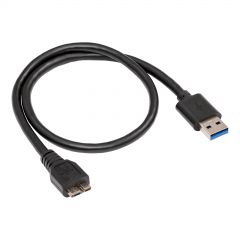 Кабел USB 3.0 A-microB 0.5m AK-USB-26