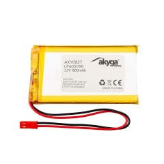 Li-Po акумулаторна батерия LP405090 Akyga AKY0827 3.7V / 1800mAh PCM JST 2-Pin Connector 150mm