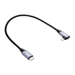 Ъглов Кабел USB тип C / Ligtning 30cm AK-USB-55 30W Mesh