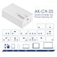 additional_image Зарядно устройство AK-CH-25 USB-A + 3x USB-C PD 5-28V / max. 5A 140W Quick Charge 3.0 GaN