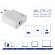 additional_image Зарядно устройство AK-CH-15 USB-A + USB-C PD 5-20V / max. 3.25A 65W Quick Charge 3.0